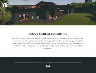 harrington-architecture.com screenshot