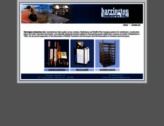 harringtonindustries.com screenshot