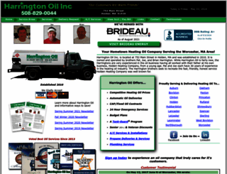 harringtonoilinc.com screenshot