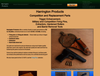 harringtonproducts.com screenshot