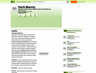 harris-masonry-inc.hub.biz screenshot