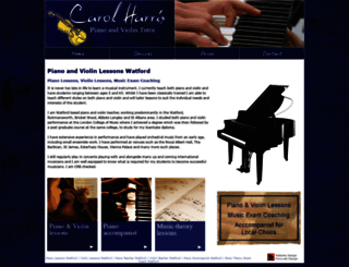 harris-piano-violin-lessons.co.uk screenshot