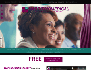 harrisbiomedical.net screenshot