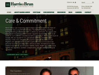 harrisbrun.com screenshot