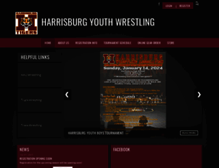harrisburgsdwrestling.com screenshot