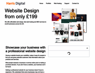 harrisdigitalwebdesign.com screenshot