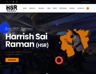 harrishsairaman.com screenshot