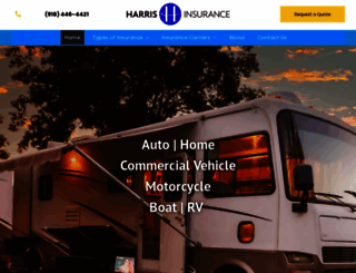 harrisinsurancetulsa.com screenshot