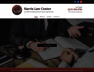 harrislawcenter.com screenshot