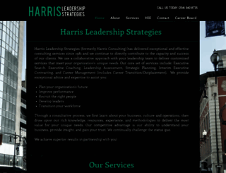 harrisleadership.com screenshot