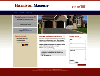harrison-masonry.com screenshot