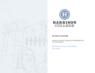 harrison.instructure.com screenshot