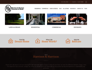 harrisonandharrison.com screenshot