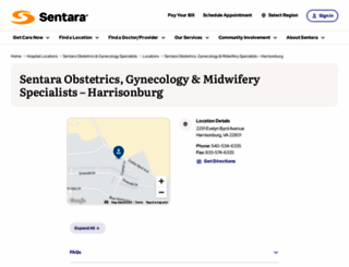 harrisonburgobgyn.com screenshot
