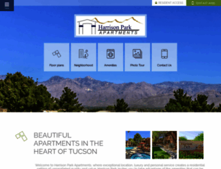 harrisonparktucson.com screenshot