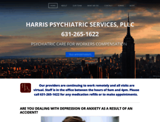 harrispsychiatricservices.com screenshot