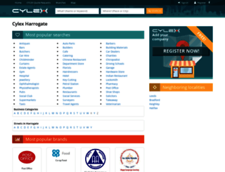 harrogate.cylex-uk.co.uk screenshot