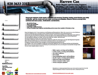 harrowgas.com screenshot