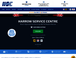 harrowservice.co.uk screenshot