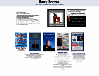 harrybrowne.org screenshot