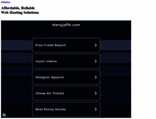 harryjaffe.com screenshot