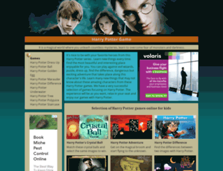 harrypotter-games.net screenshot