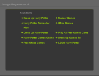 harrypottergames.co.uk screenshot