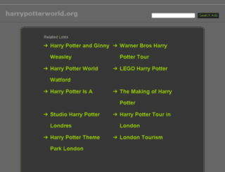 harrypotterworld.org screenshot