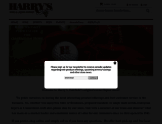 harryswine.com screenshot