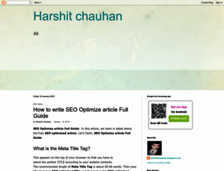 harshchuahan.blogspot.com screenshot