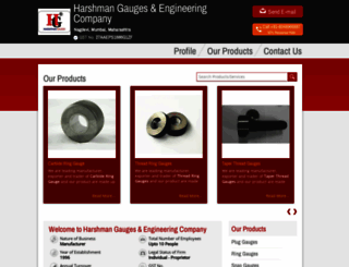 harshman-gauges.com screenshot