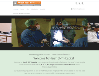 harshpolyclinics.com screenshot