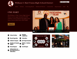 hartdistrict.org screenshot