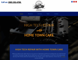 hartfielsgarage.com screenshot
