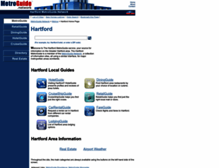 hartford.metroguide.com screenshot