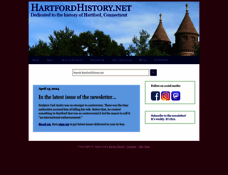 hartfordhistory.net screenshot