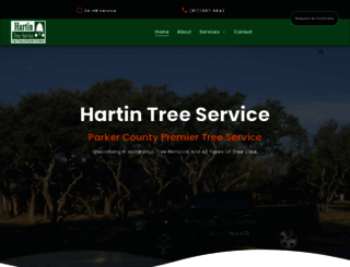 hartin-treeservice.com screenshot