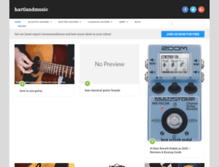 hartlandmusic.com screenshot