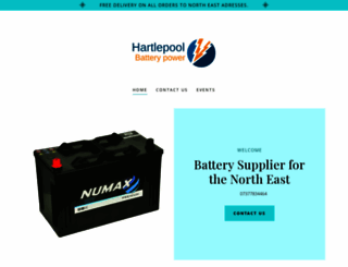 hartlepoolbatterypower.co.uk screenshot