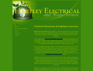 hartleyelectrical.com screenshot