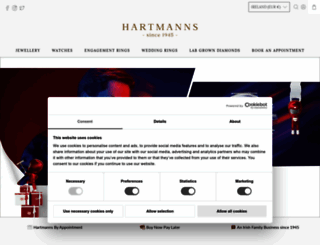 hartmanns.ie screenshot