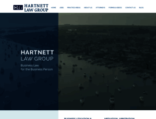 hartnettlawgroup.com screenshot