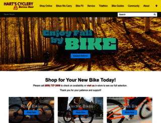 hartscyclery.com screenshot