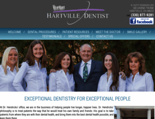 hartvilledentist.com screenshot