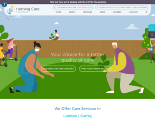 hartwigcare.co.uk screenshot