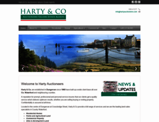 hartyauctioneers.com screenshot