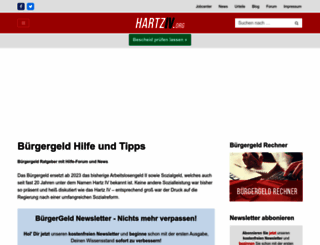 hartz-iv.info screenshot