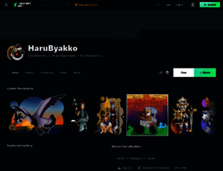 harubyakko.deviantart.com screenshot