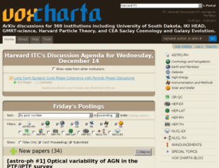 harvard.voxcharta.org screenshot