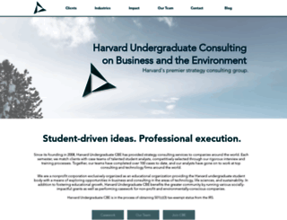 harvardcbe.com screenshot